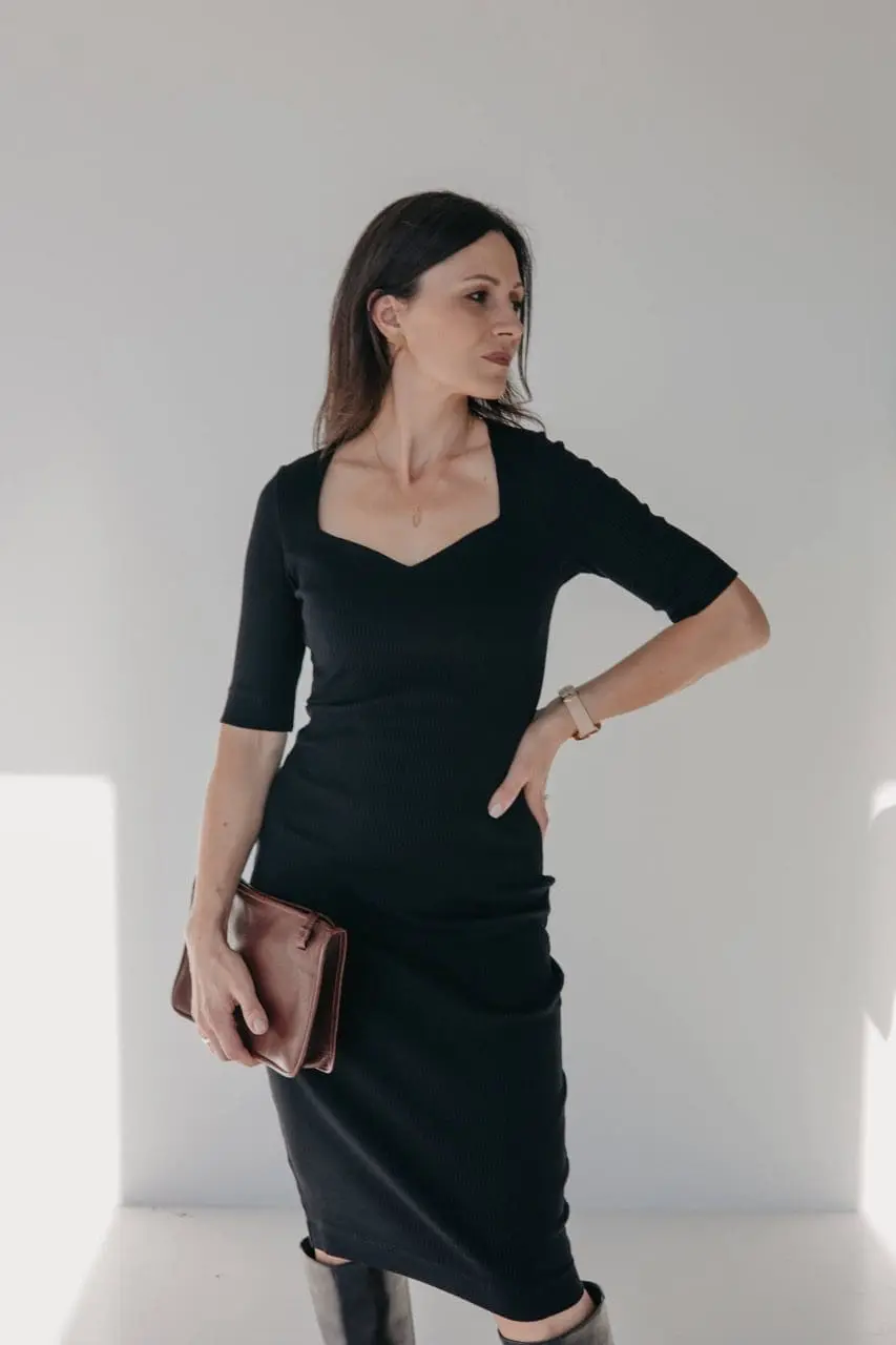 Sukienka heart neck | CHARLOTTA