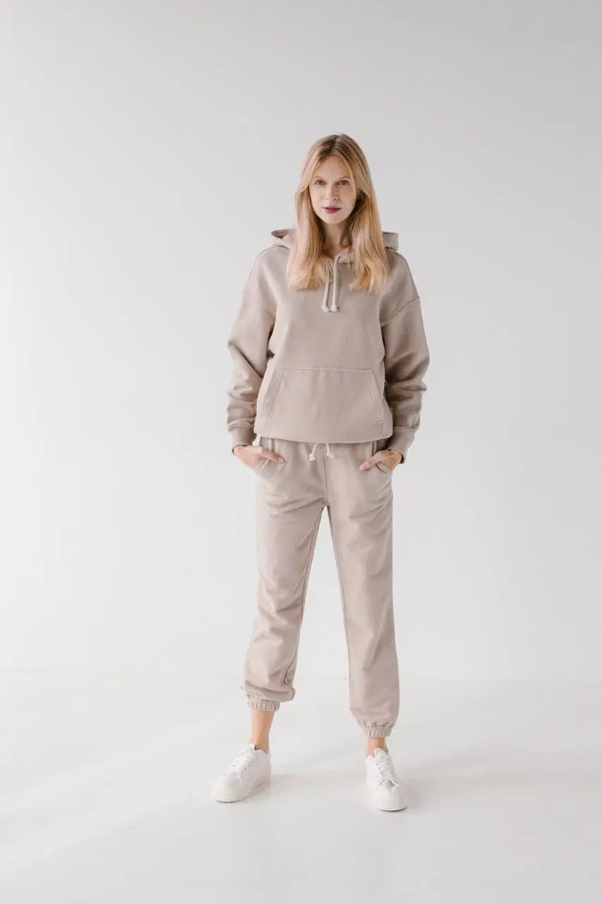 Spodnie dresowe skin peach  | VANDA