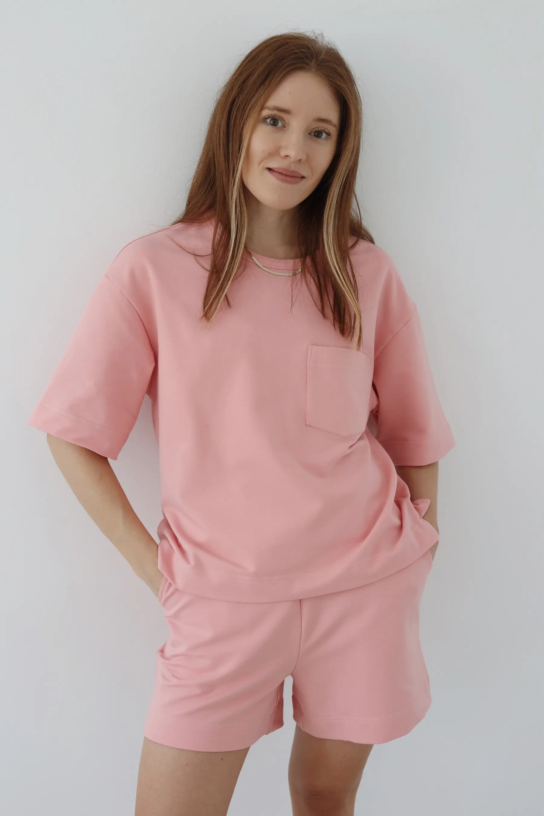 Bluza kubełkowa z cienkiej dresówki  | CARLA