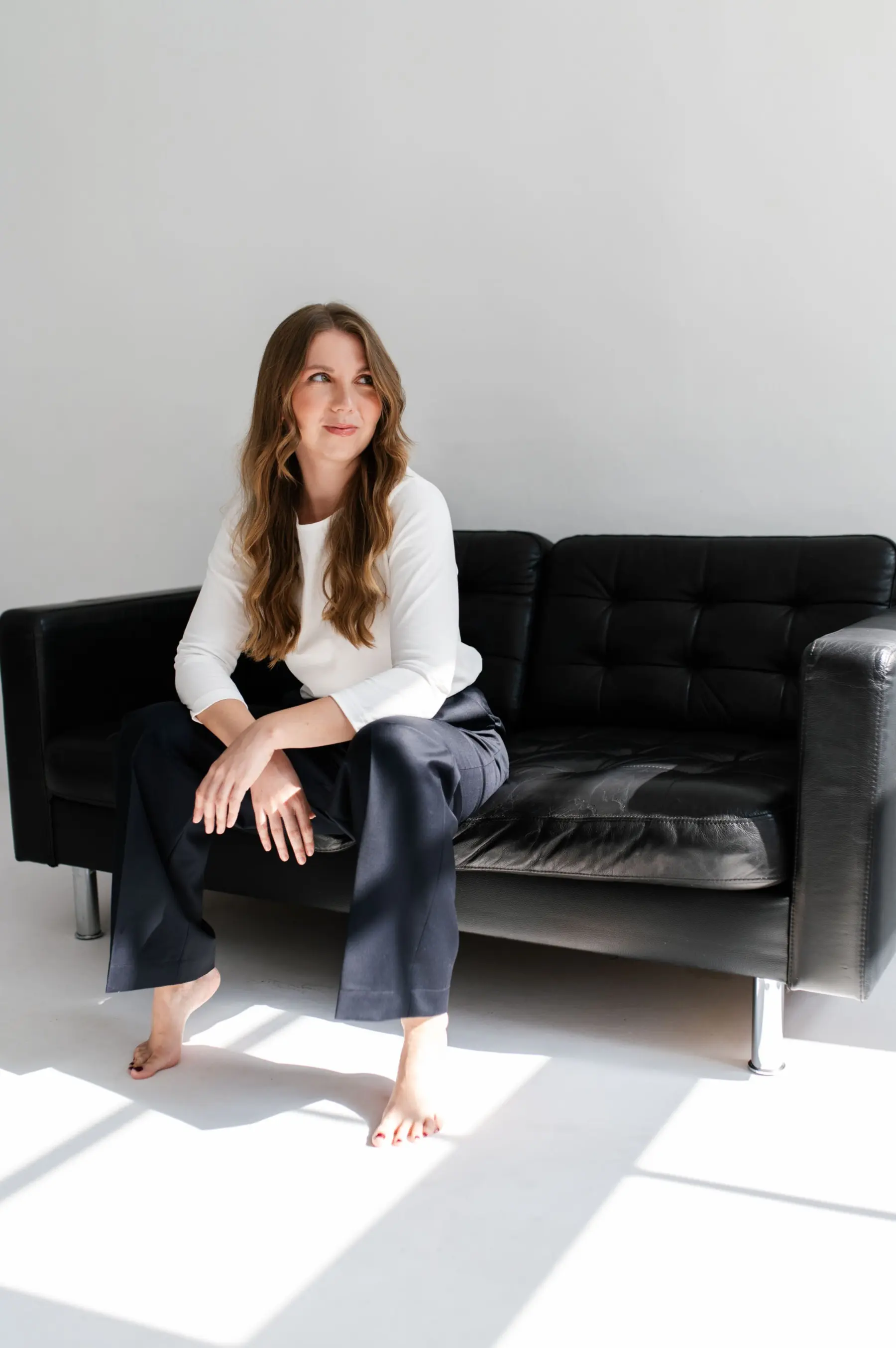 Bluzka z bawełny z dekoltem w lekką łódkę  | AMELIE