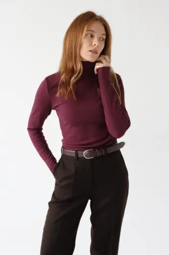 bawełniany opięty golf bawełna prążkowana polska marka anna watras (5)