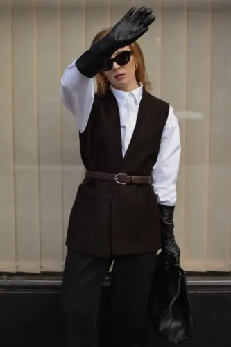 kamizelka willow wełniana anna watras polska marka