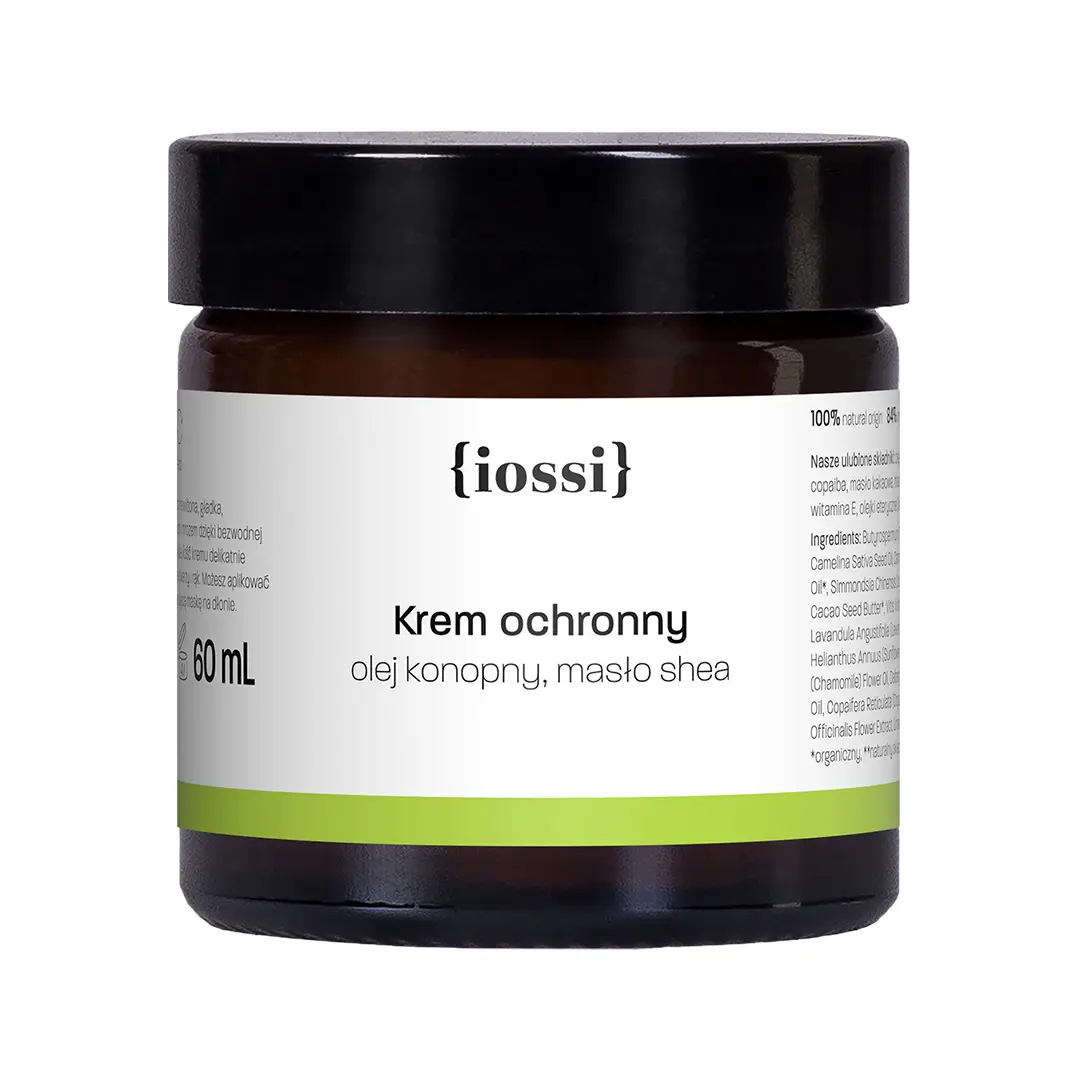 Krem Ochronny. Olej konopny, masło shea 60ml