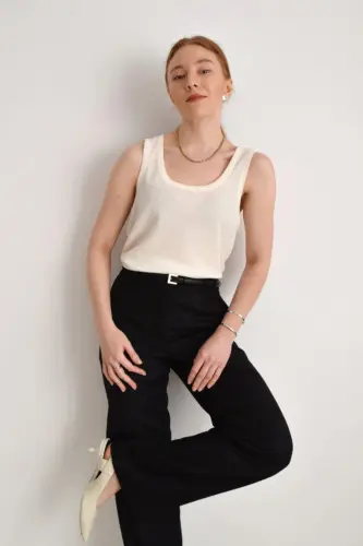 Top z wełny merino | CELIA TOP