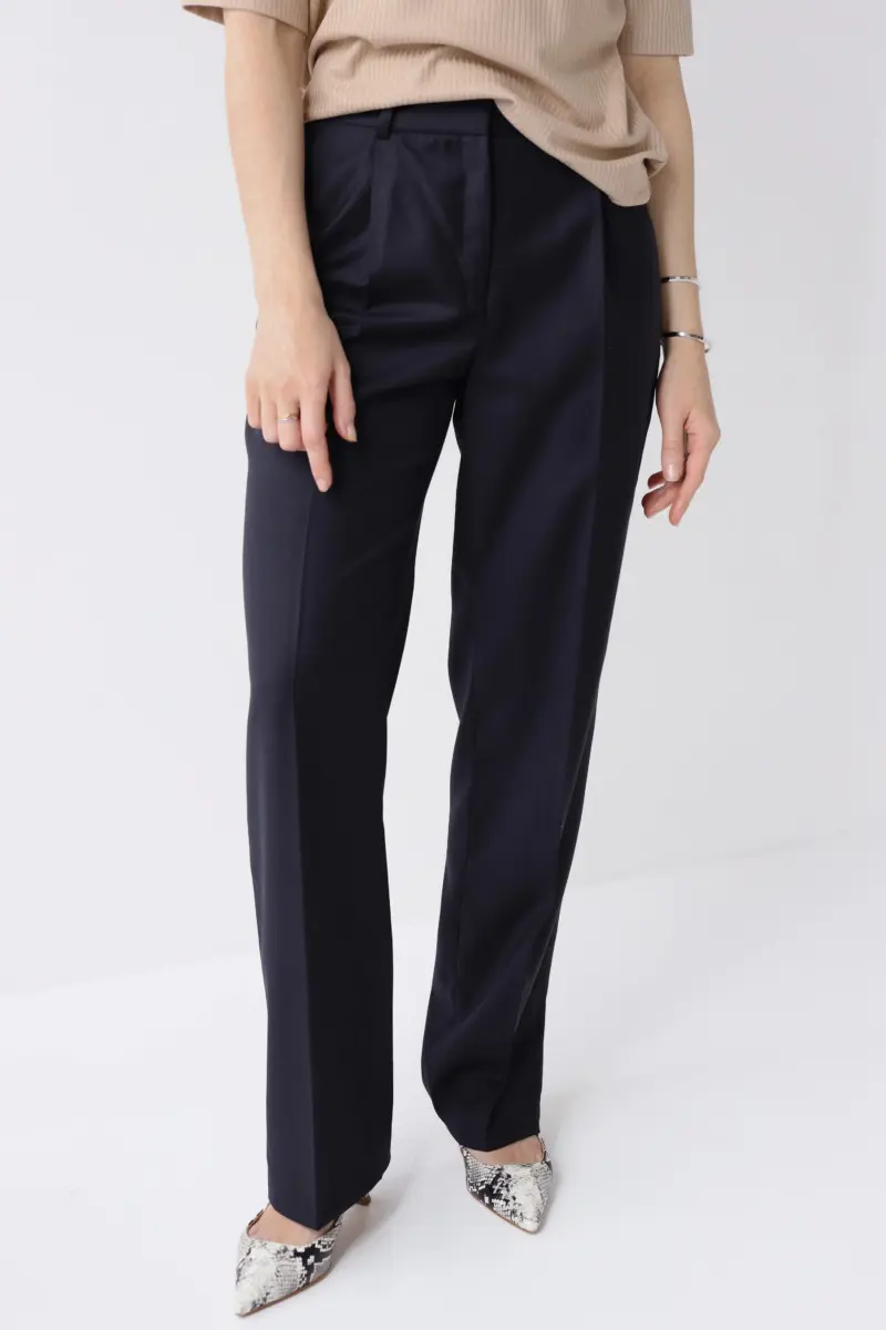 Klasyczne spodnie wełniane | JOHANNE