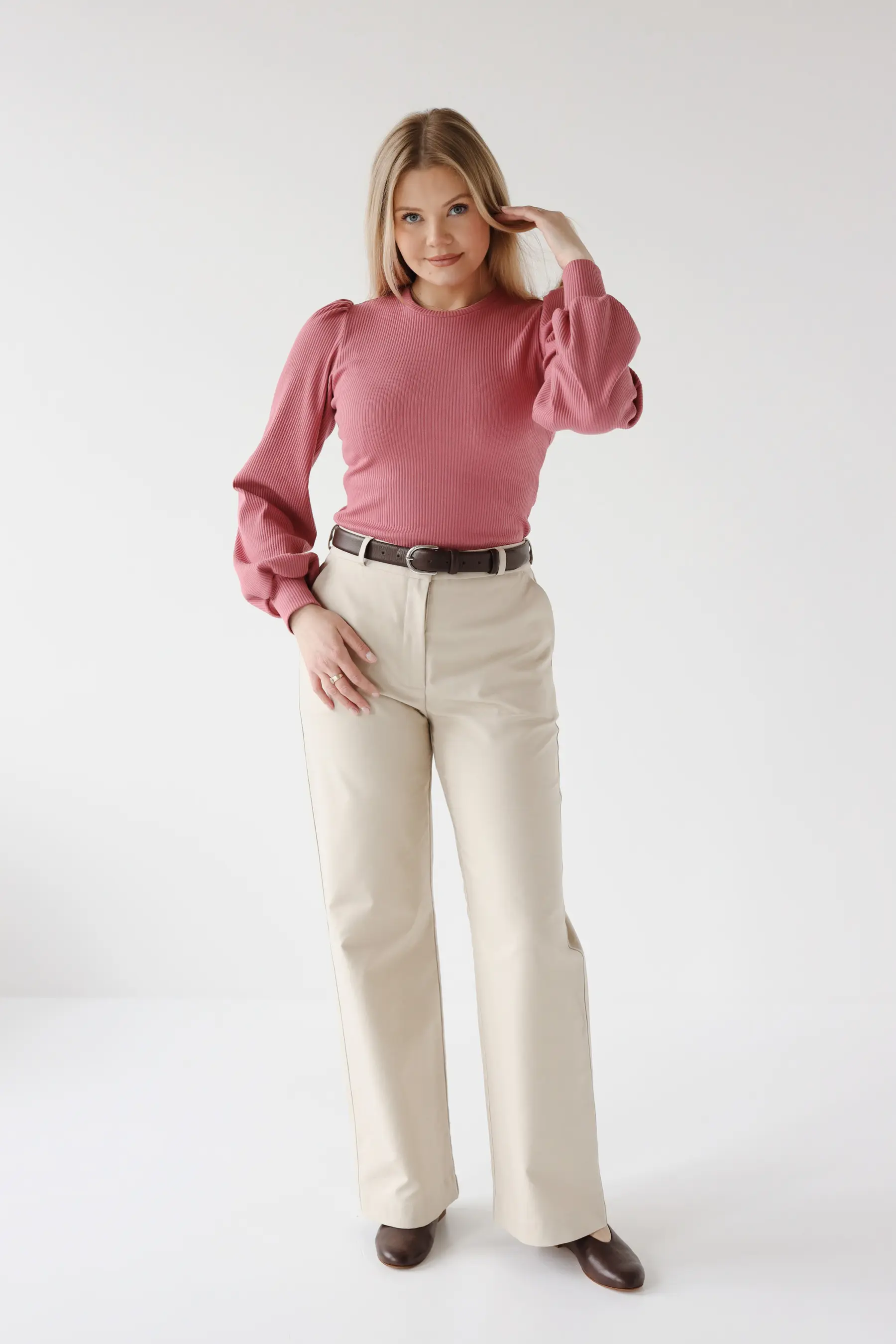 Spodnie damskie typu wide leg | MOLLY