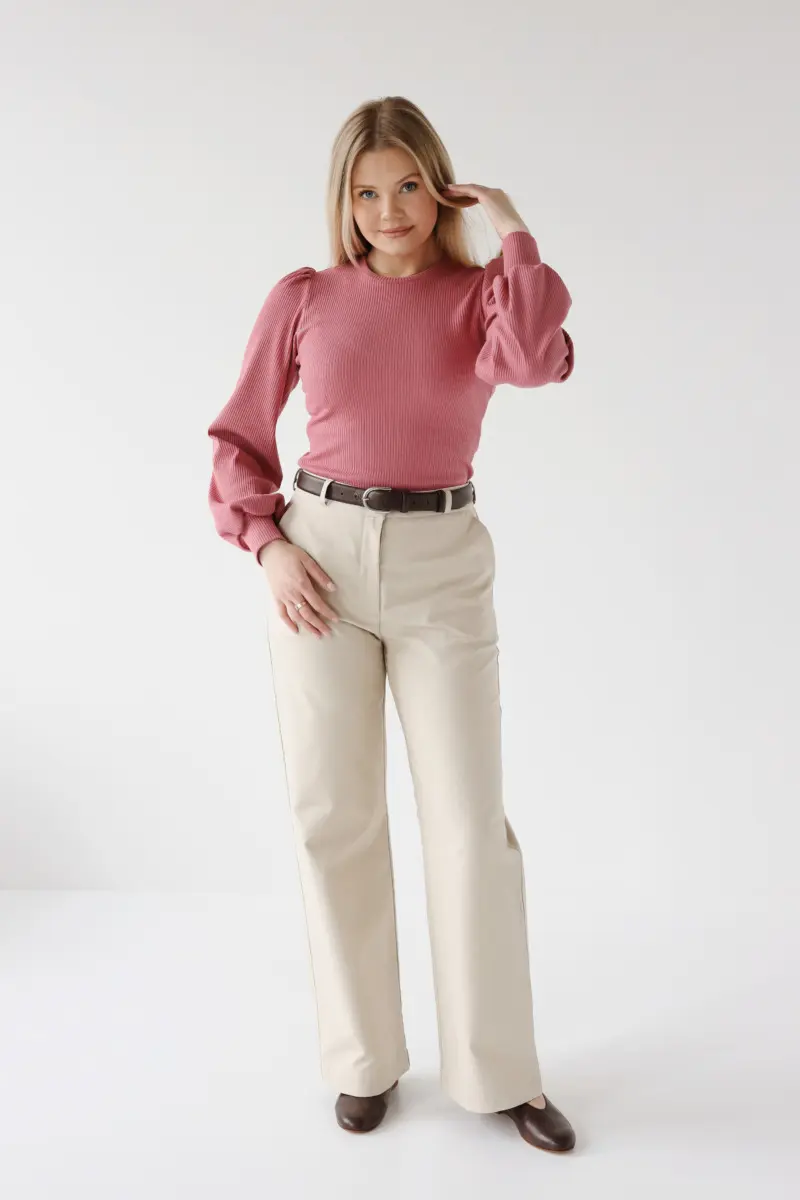 Spodnie damskie typu wide leg | MOLLY