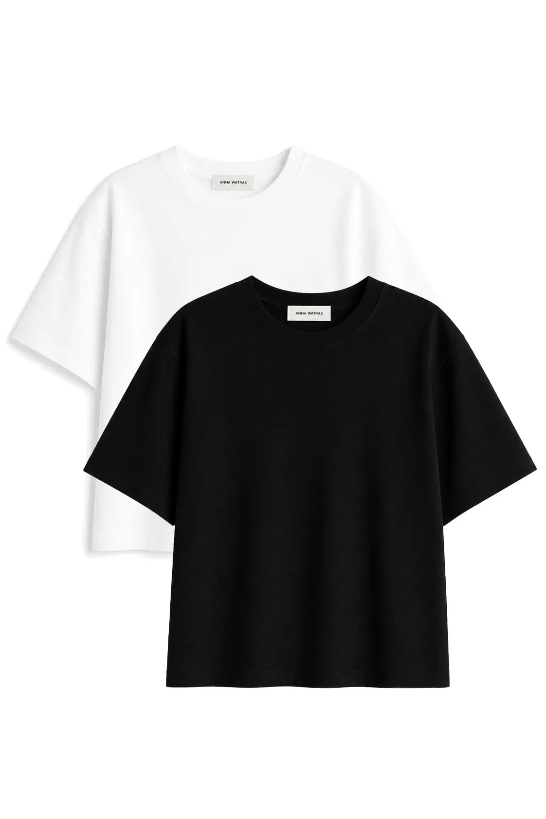 2-pack T-shirt o kubełkowej formie  | MONICA