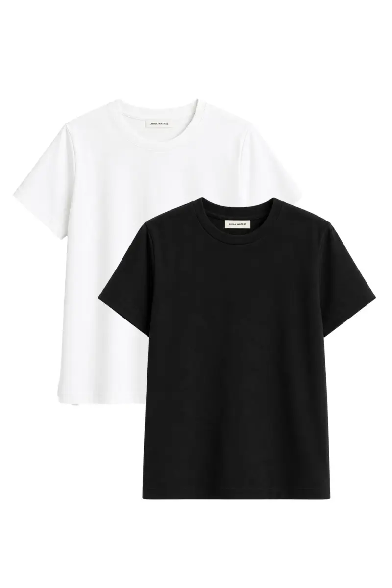 2-pack T-shirt o luźnej formie  | LENE