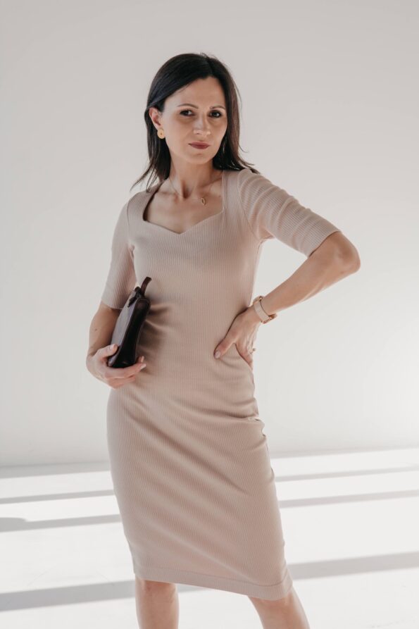 Sukienka heart neck | CHARLOTTA