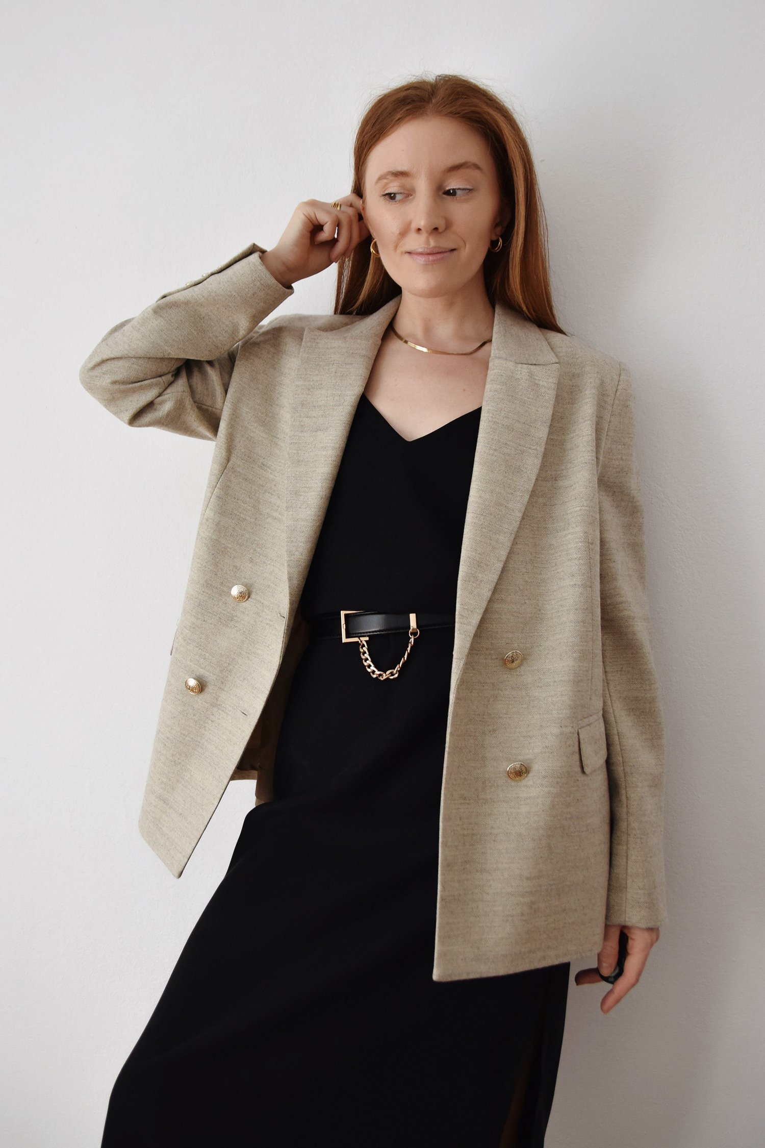 Marynarka damska z wełny merino | CORNELIE