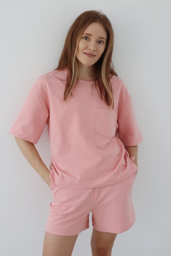 Bluza kubełkowa z cienkiej dresówki | CARLA
