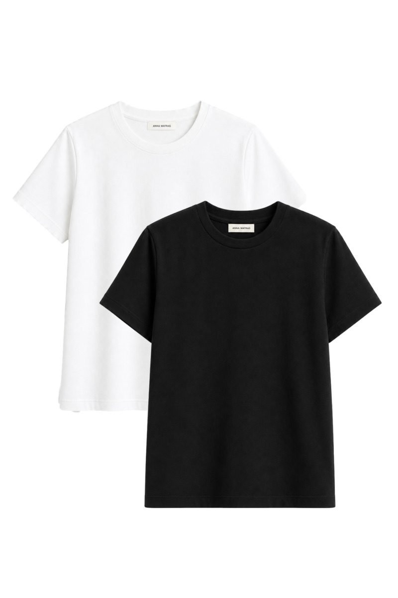 2-pack T-shirt o luźnej formie  | LENE